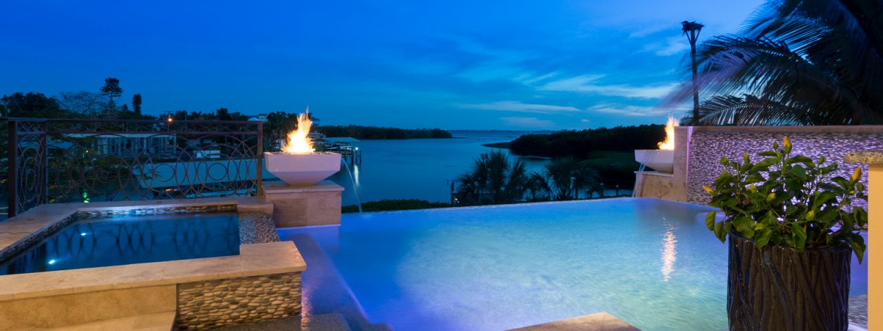 Bradenton custom pool builder golf course pools