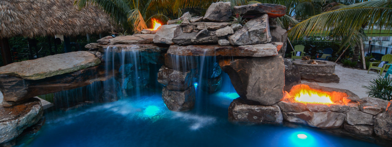 Custom pool resort style wellington florida