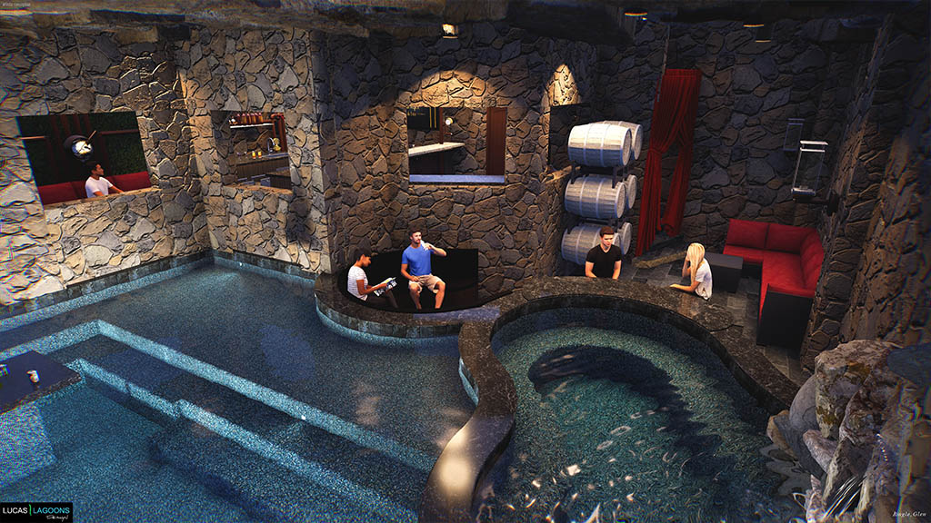 Insane Speakeasy Pool Under The House