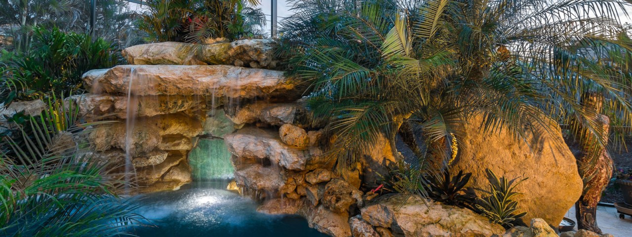 Insane Pools limestone Lagoon pool builder sarasota florida Martinez