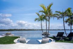 Modern Pool with Sun Shelf