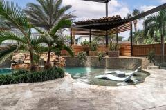Lucas Lagoons Sun Shelf with Loungers 