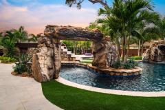 Signature Series Insane Pool with rain curtain