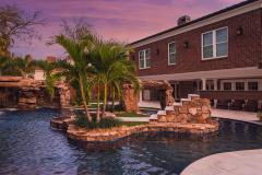 Signature Series Insane Pool at night